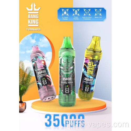 Bang King Tornado 35000 พัฟ 35K disposerive vape